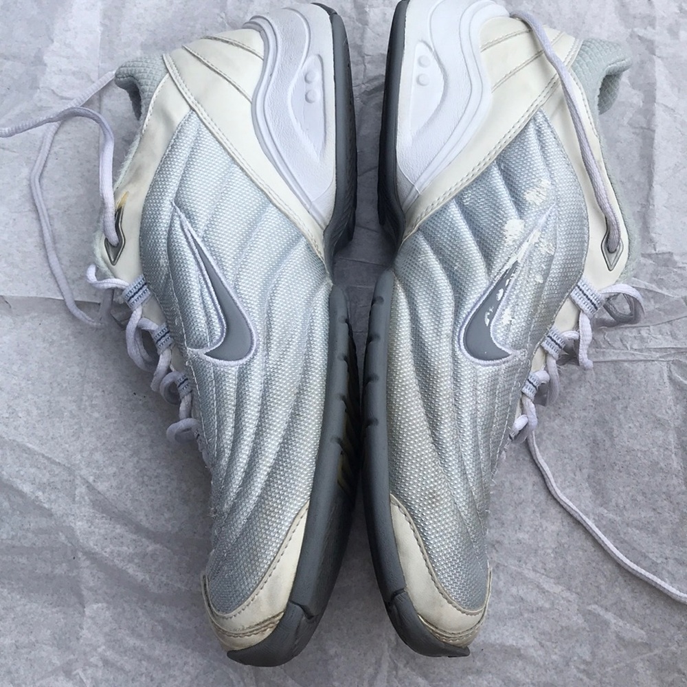 Light blue and white Nike air sneakers size 10